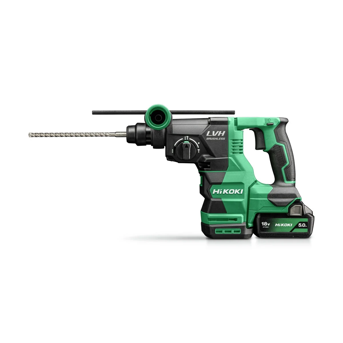 HiKOKI DH1826DA – Martillo perforador SDS-plus a batería 18 V con 2 baterías de 5,0 Ah